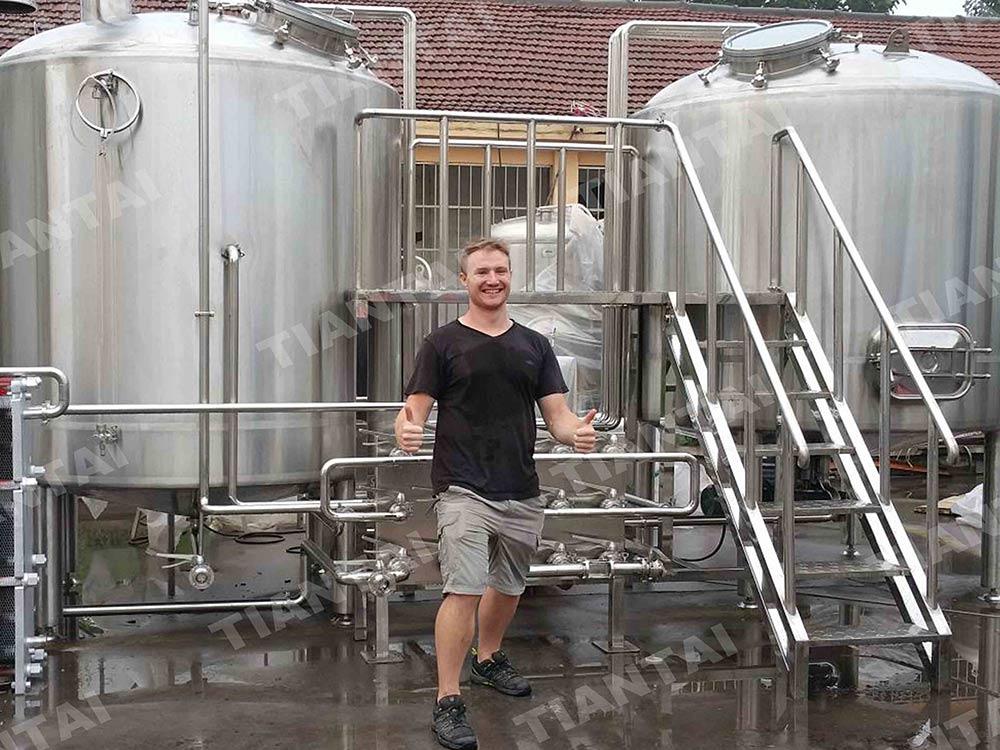 <b>Redpoint Brewing Co in Taiwan-30BBL craft microbrewery equipment by Tiantai</b>